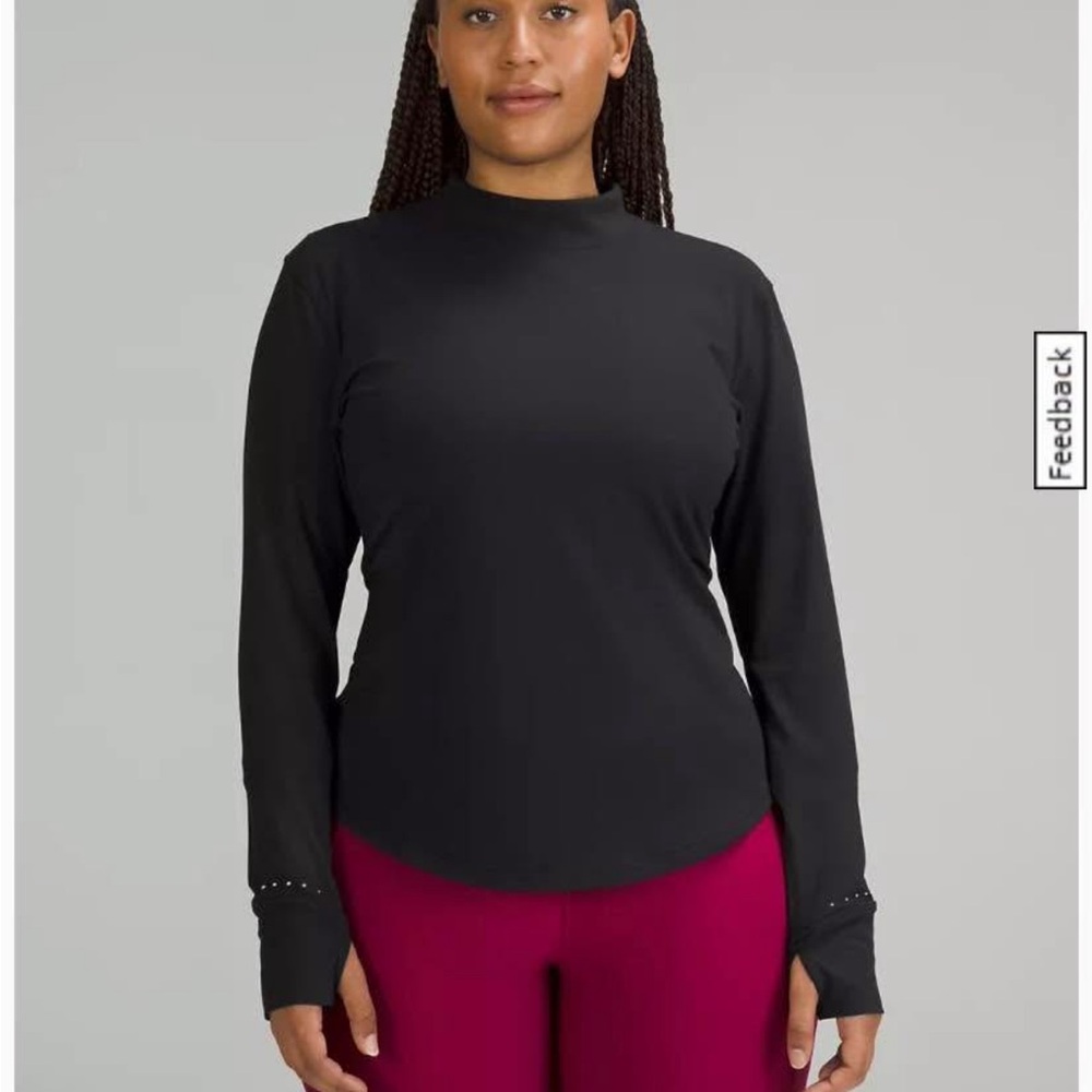 Lululemon Rulu Running Mock Neck - size 4